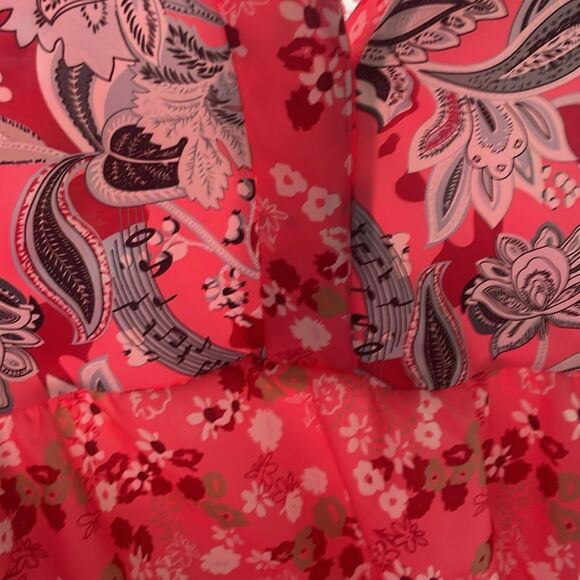 Boho Floral Dress Pink New Size Small - Picture 9 of 9